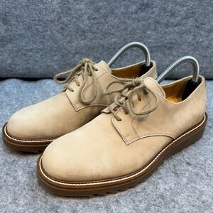 Tommy Bahama Oxfords Dress Shoes Made in Italy Leather Casual Tan Lace Up Mens 9